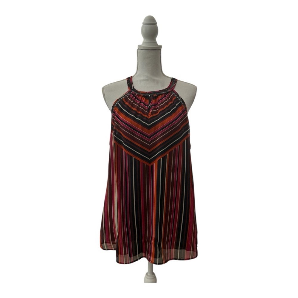 Anthropologie Daniel Rainn Multicolor Striped Halter Top